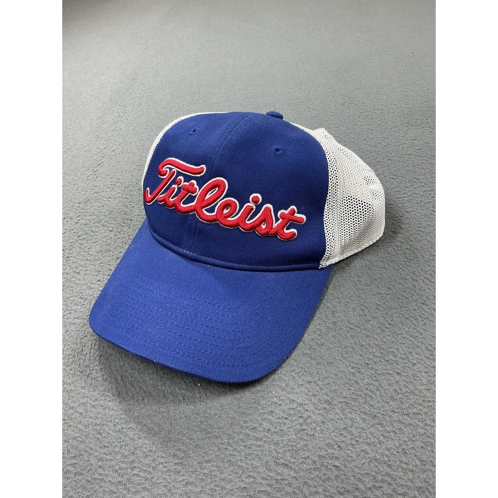 Chicago Cubs Hat Cap Snap Back Mens One Size Blue White MLB Baseball Titleist